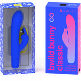 B SWISH - VIBRATEUR RECHARGEABLE CLASSIQUE BWILD BUNNY INFINITE SILICONE BLEU